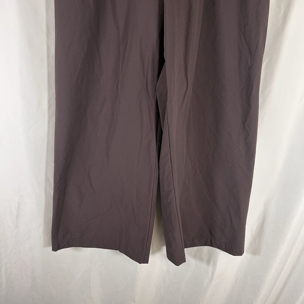 Figs Pro Pants Women's XS Solid Purple Pleated Pockets Nylon Blend Snap Zip - Picture 3 of 9